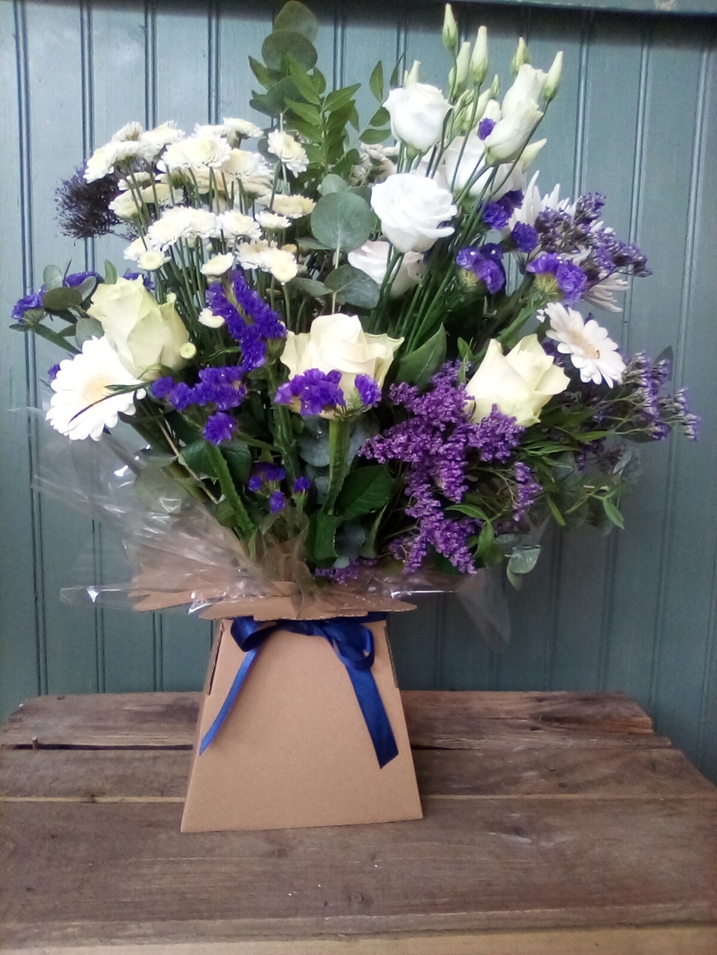 Florist's Choice Aqua Box (with Free Delivery!)