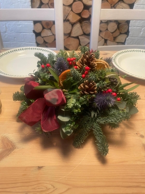 Christmas Harvest Fresh Table Decoration
