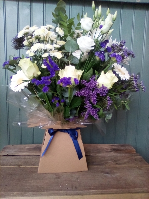 Florist's Choice Aqua Box (with Free Delivery!)